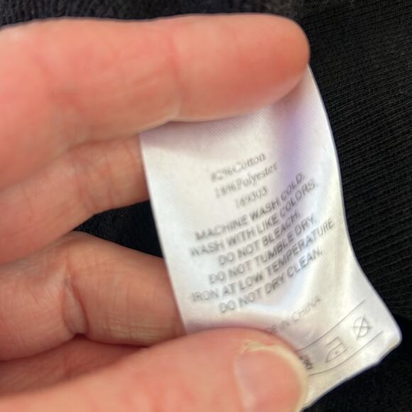 Nap women’s oversized boxy turtleneck, sweatshirt balloon sleeves, black - Picture 6 of 7